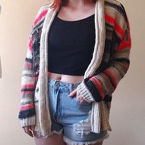 Boho oversized cardigan